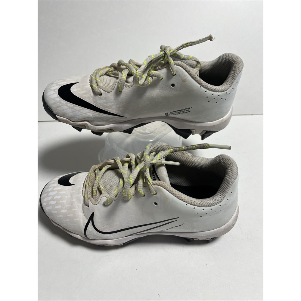 Nike youth softball shoes fast flex hyper‎ diamond size 2Y Needs New Laces